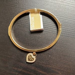 Michael Kors heart bangle. Nwt